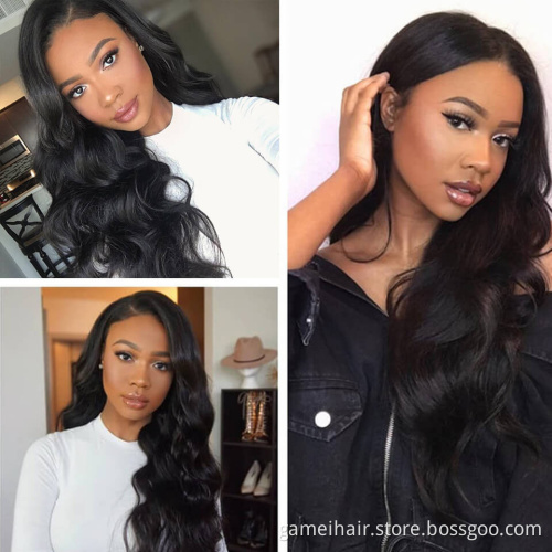 Wholesale 13x6 13x4 Transparent Human Hair Wigs Virgin Brazilian Body Wave Lace Front Closure Wigs 4x4  Bob Wigs for Women